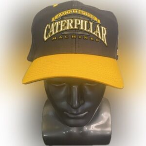 Caterpillar Cat Snapback Hat - Authentic Machines Construction Cap